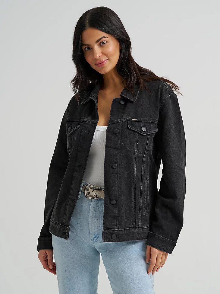 giacca da donna wrangler memory maker carbon