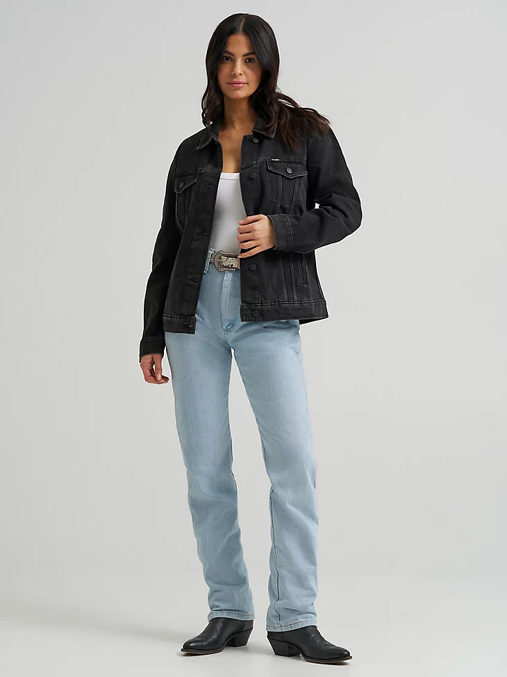 giacca da donna wrangler memory maker carbon
