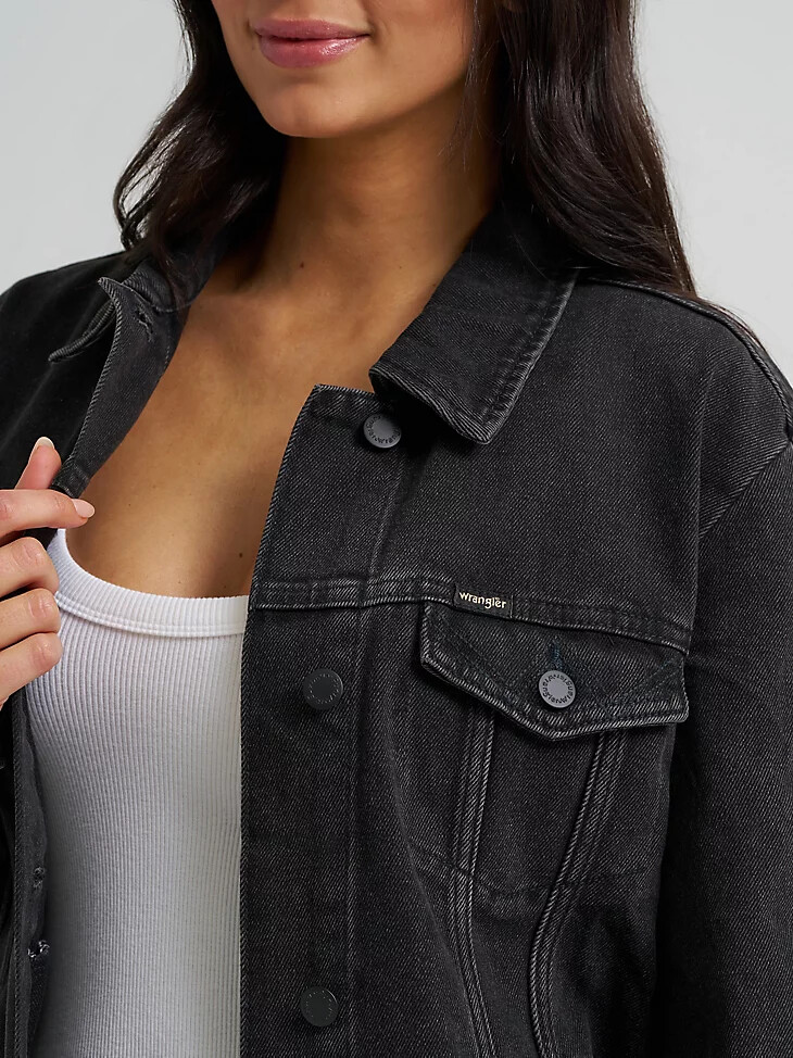 giacca da donna wrangler memory maker carbon