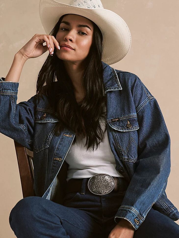 giacca in denim da donna girlfriend daffodil