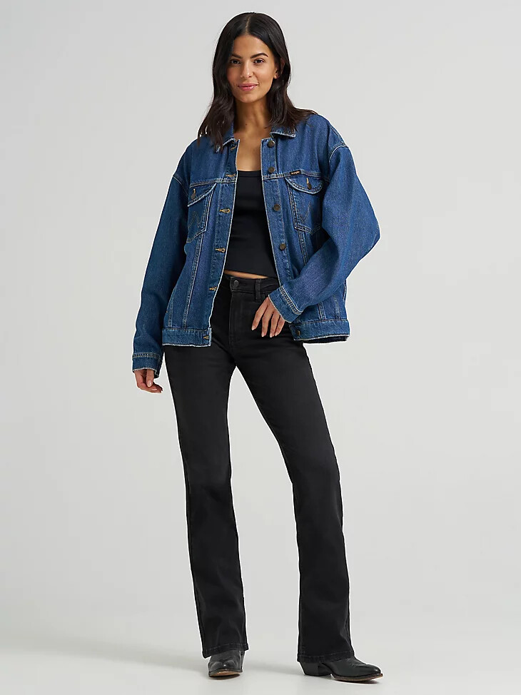 giacca in denim da donna girlfriend daffodil
