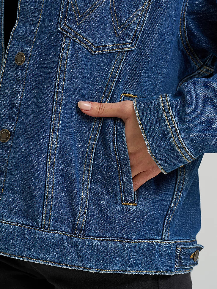 giacca in denim da donna girlfriend daffodil