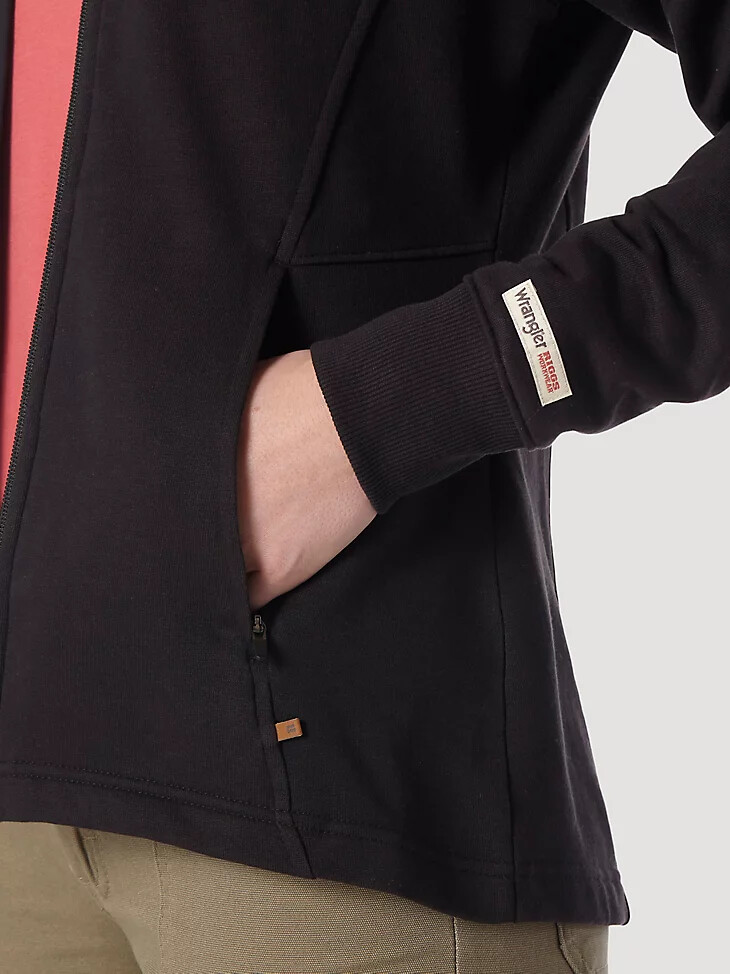 giacca da lavoro da donna wrangler riggs workwear nera