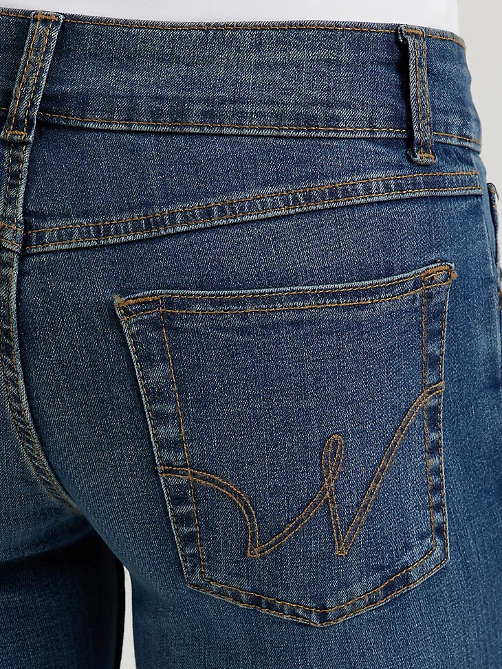 jean kora modello bootcut essenziale da donna a vita media