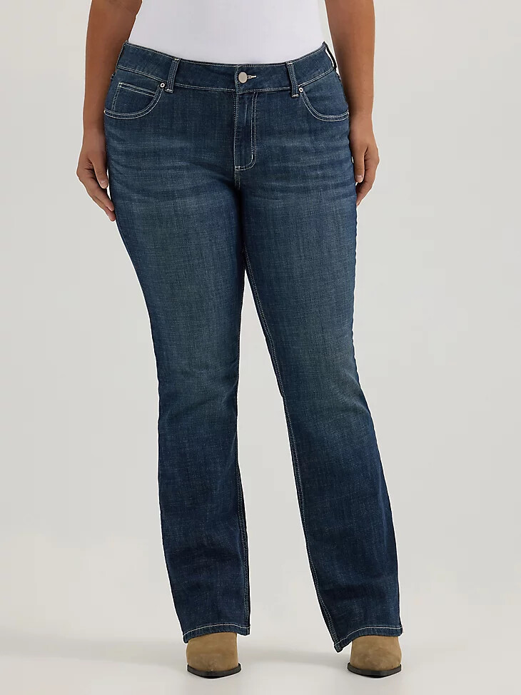 jeans bootcut da donna plus lavare