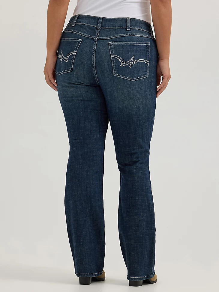 jeans bootcut da donna plus lavare