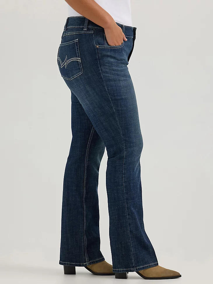 jeans bootcut da donna plus lavare