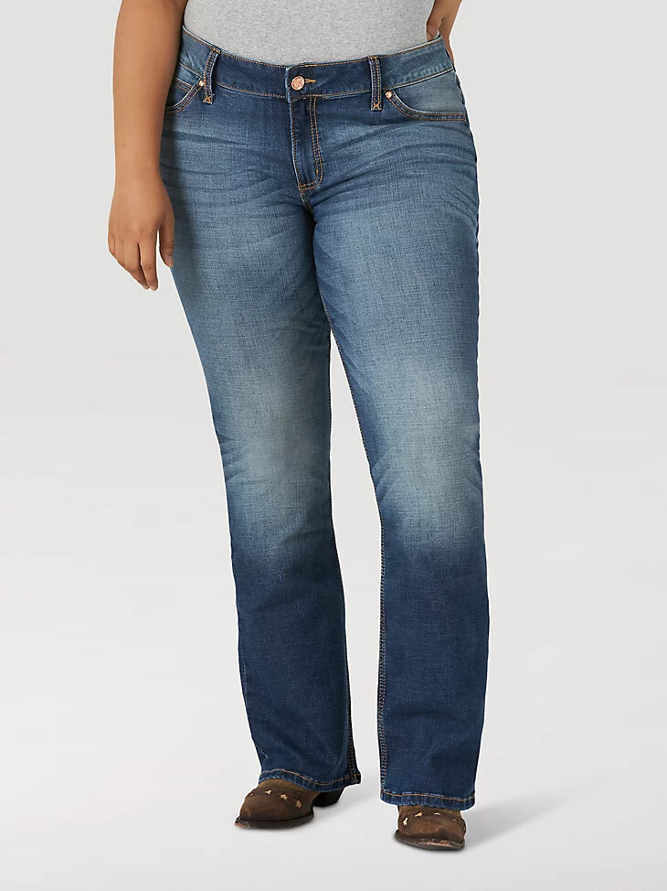jeans wrangler retro mae plus da donna lavaggio ms