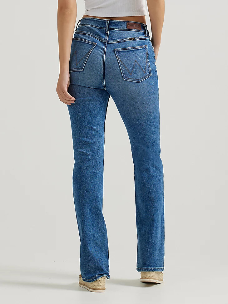 jeans da donna wrangler high rise bold boot carolina