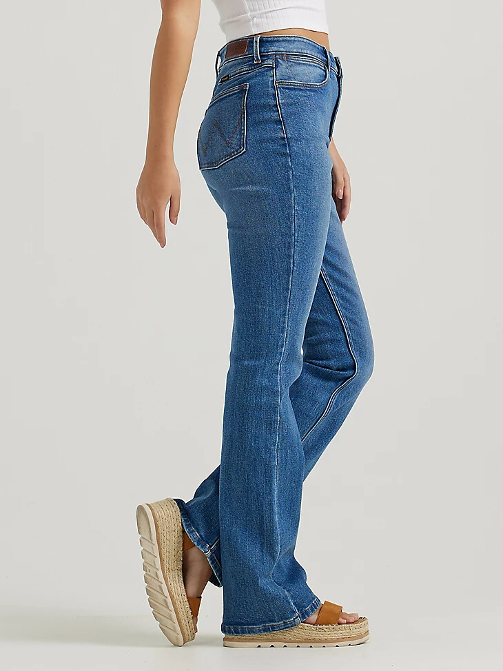 jeans da donna wrangler high rise bold boot carolina