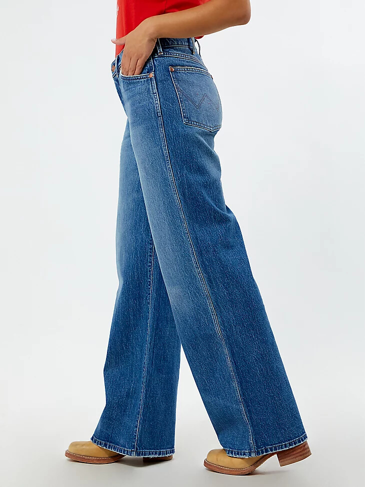 jeans larghi a vita bassa da donna wrangler x pacsun carolina