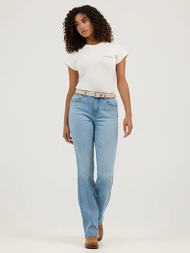 jeans bootcut a vita alta da donna dune
