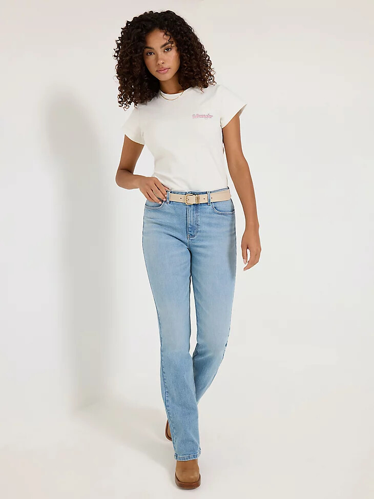 jeans bootcut a vita alta da donna dune