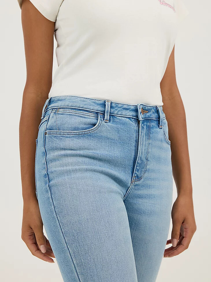 jeans bootcut a vita alta da donna dune