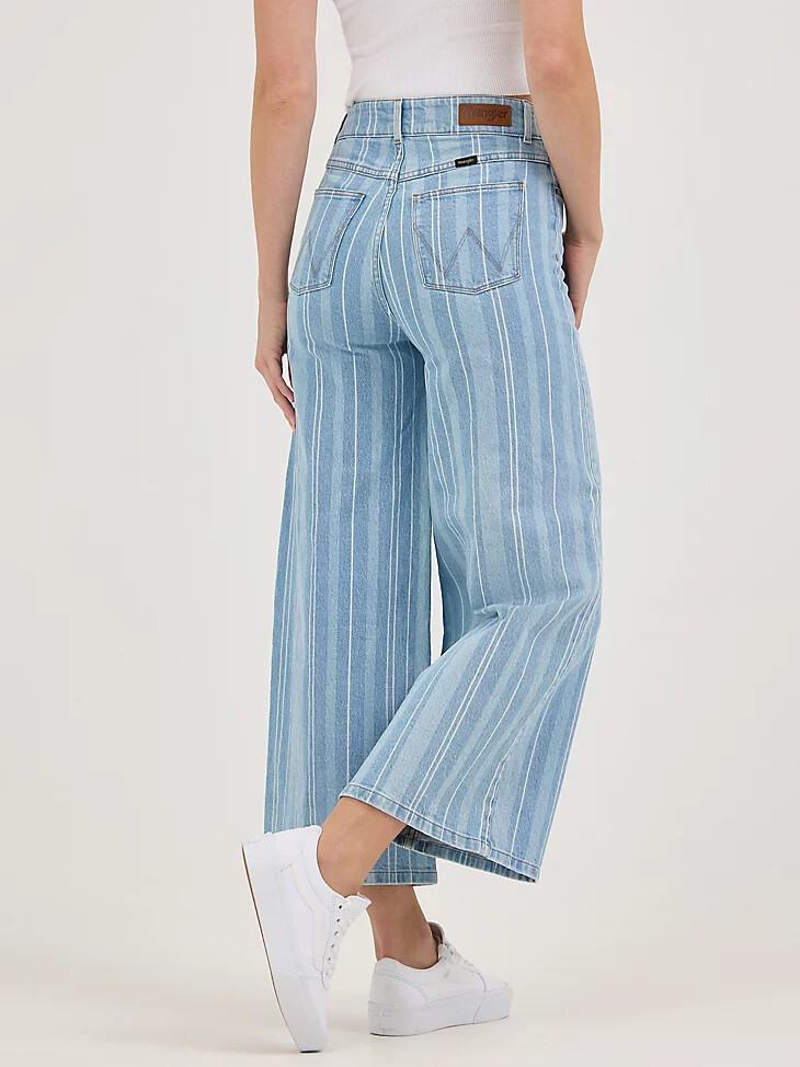 penny jeans crop a trapezio da donna