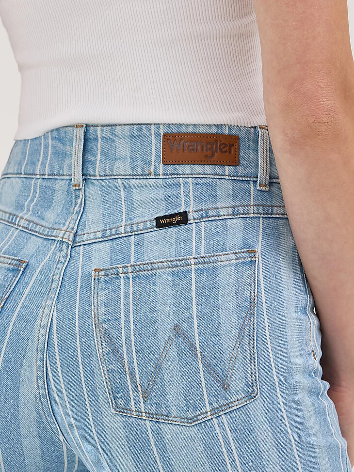 penny jeans crop a trapezio da donna