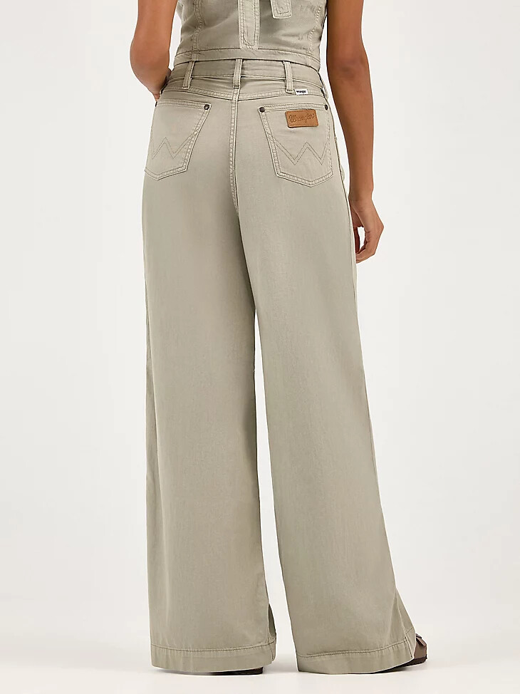 pantaloni plissettati da donna