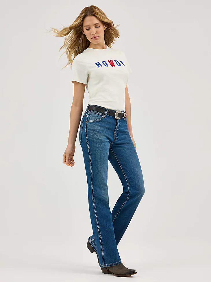 jeans wrancher da donna stile cowboy