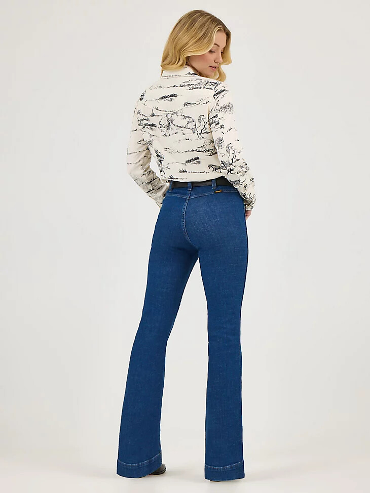 jeans a zampa wrangler x lainey wilson bare back moonlight wash