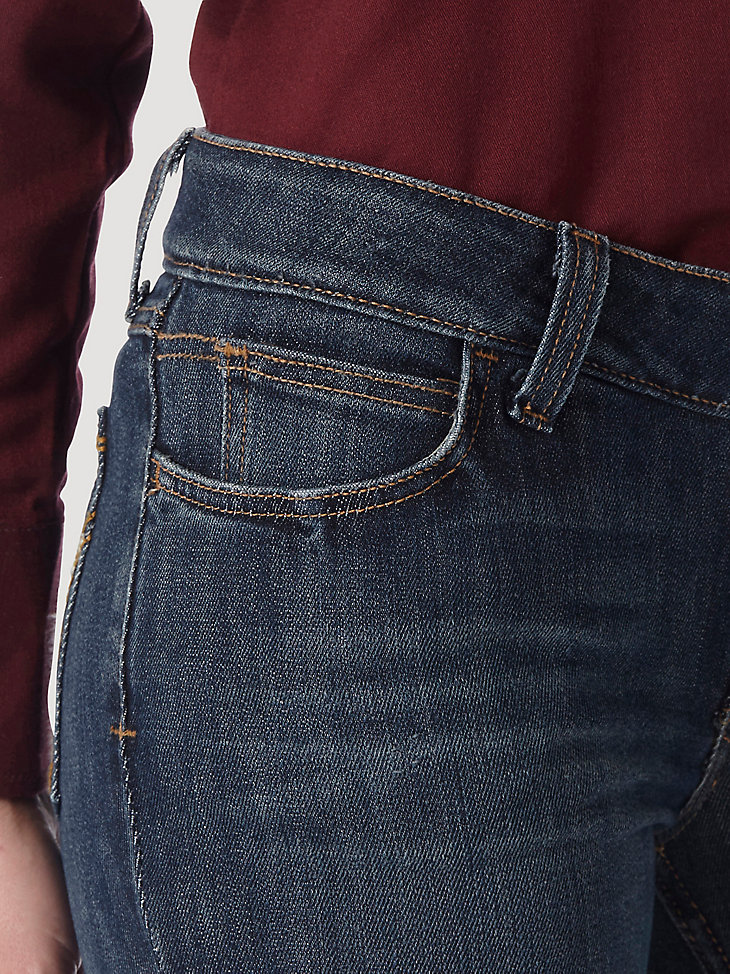 jeans da lavoro bootcut wrangler fr flame-resistant retro mae da donna bakersville