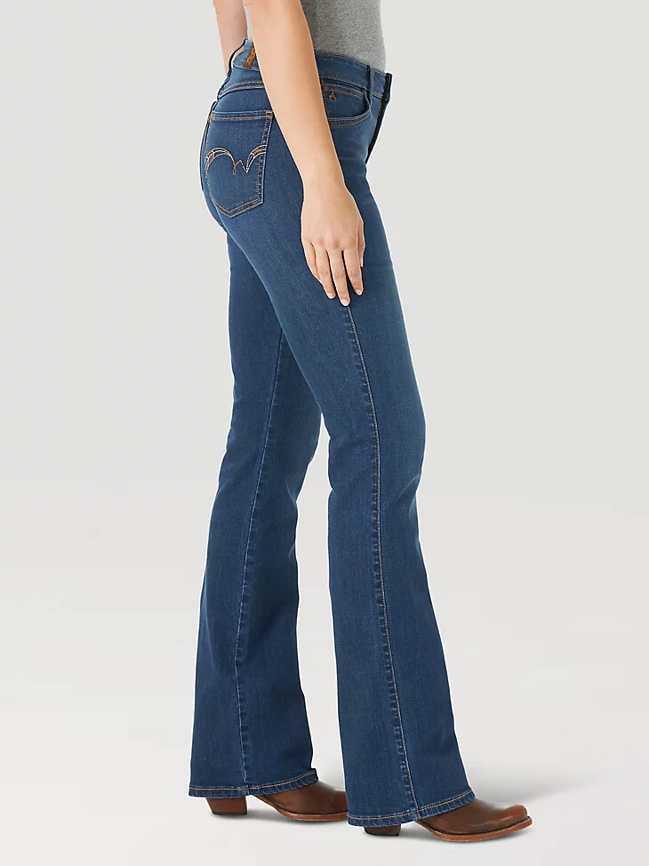 aura dalle donne di wrangler instantly slimming jean jennifer