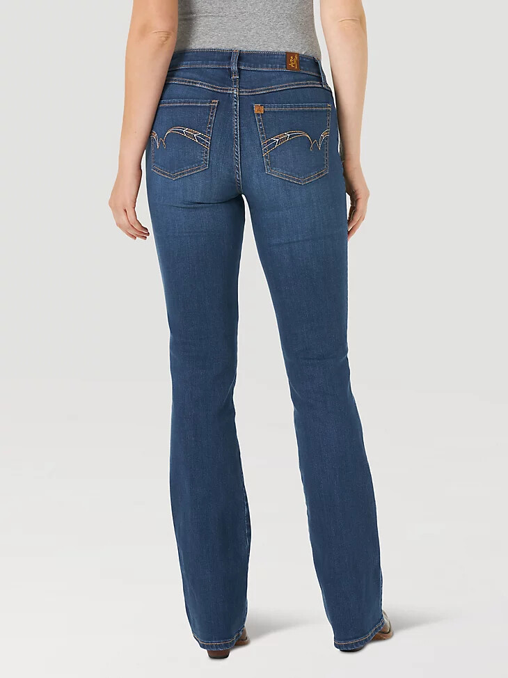 aura dalle donne di wrangler instantly slimming jean jennifer