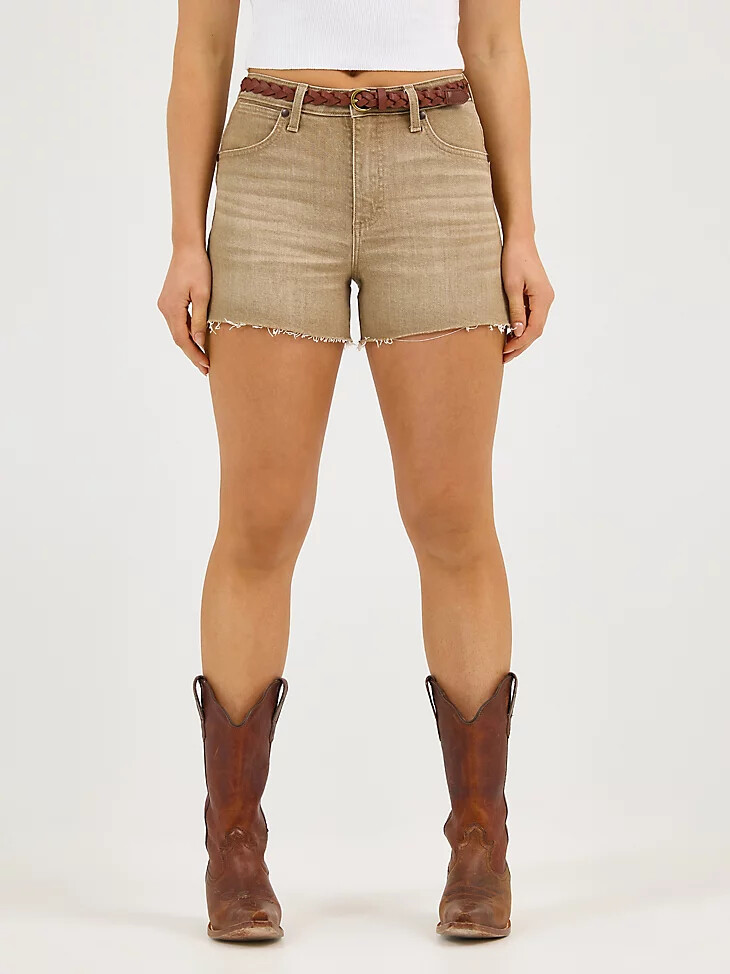 pantaloncini da cowboy colorwash wrangler da donna frankie