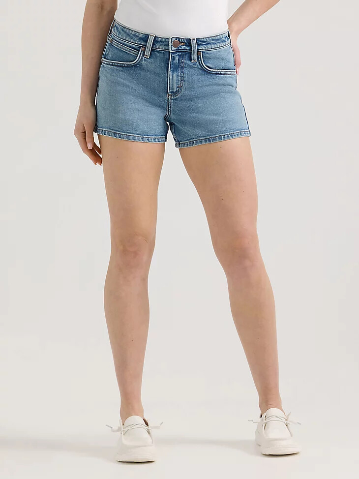 pantaloncini da donna wrangler retro mae a vita media monroe