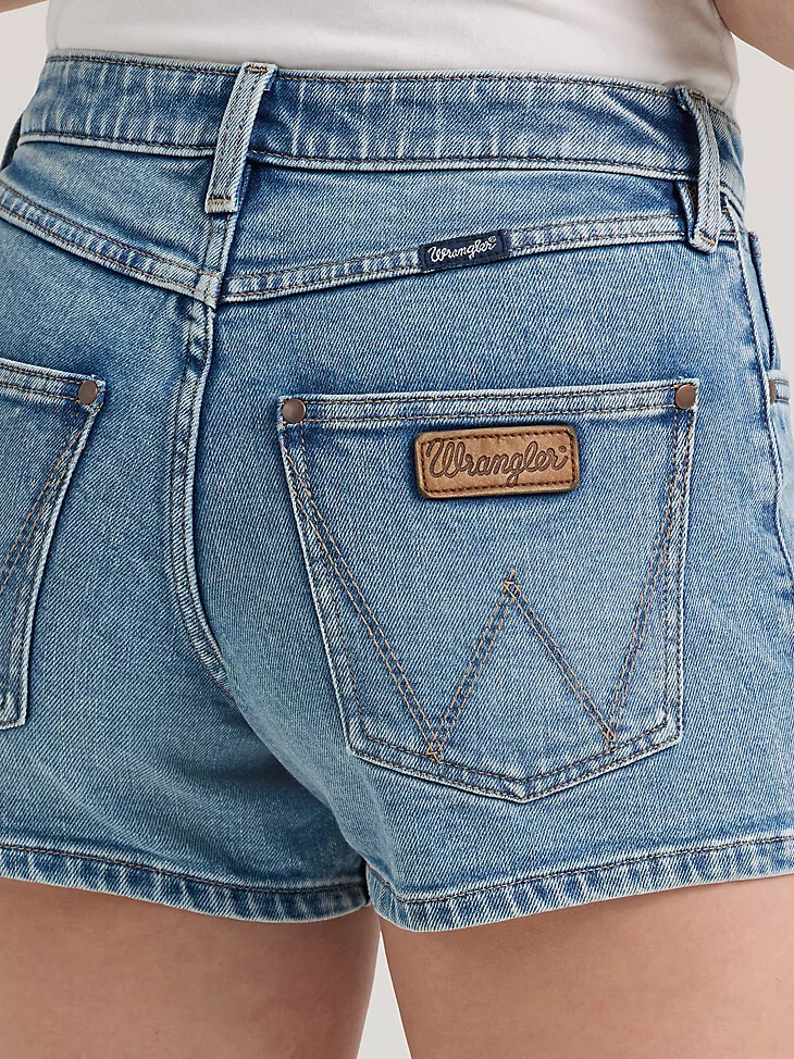 pantaloncini da donna wrangler retro mae a vita media monroe
