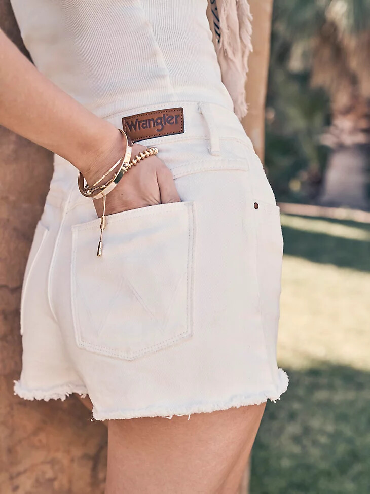 pantaloncini corti vintage da donna in cocco