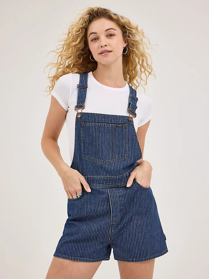 pantaloncini in denim da donna blu vero