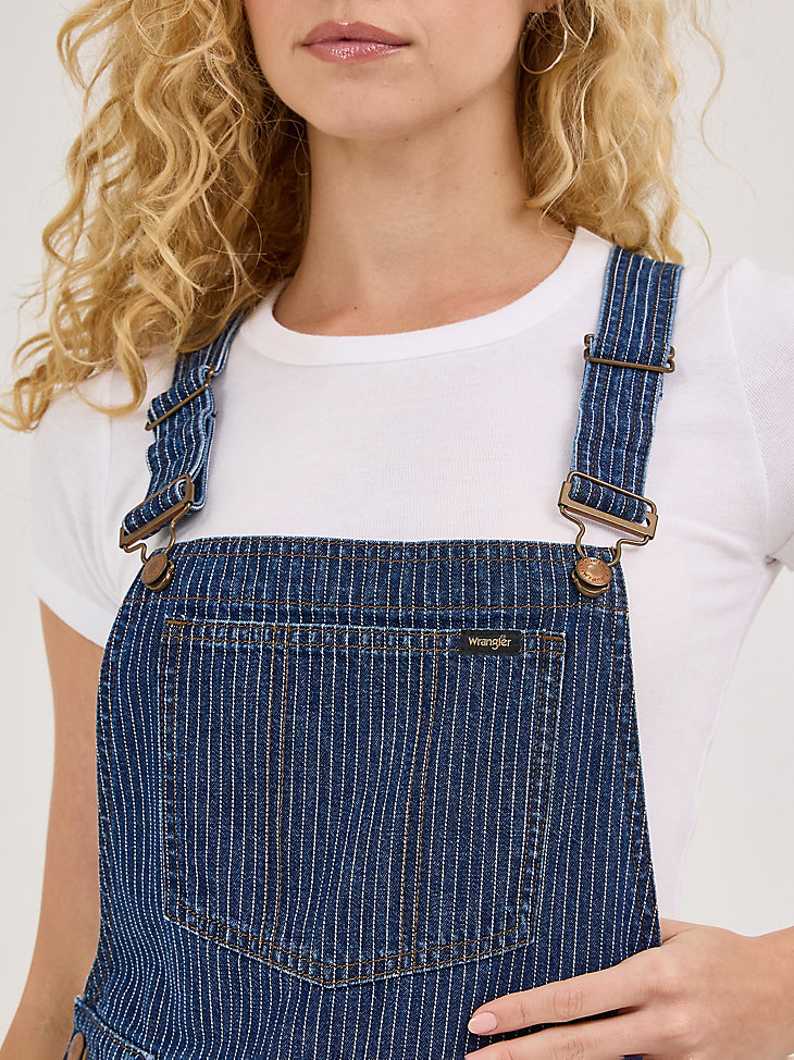 pantaloncini in denim da donna blu vero