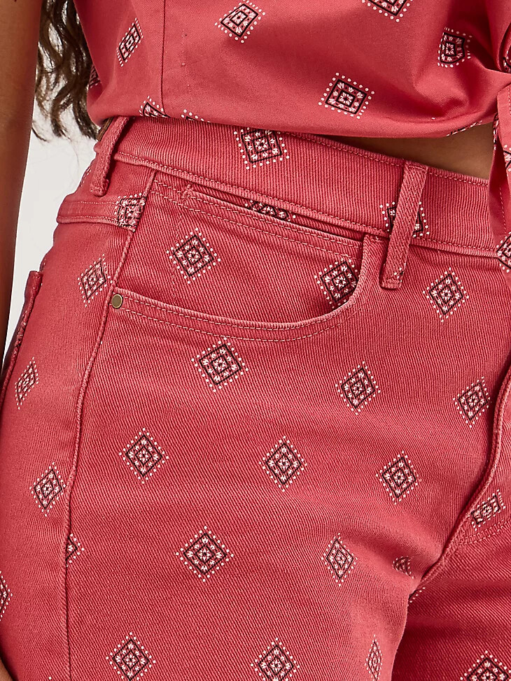 pantaloncini da donna con stampa vintage diamond bay