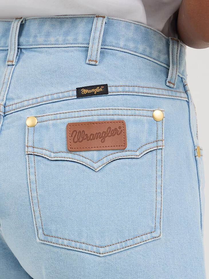 wrangler x yellow rose di kendra scott reworked short prairie wash