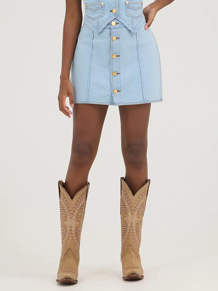 gonna in denim wrangler x yellow rose di kendra scott lavaggio prairie
