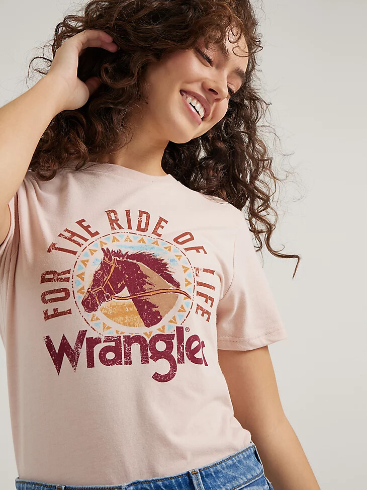 maglietta ride of life da donna peachwhip