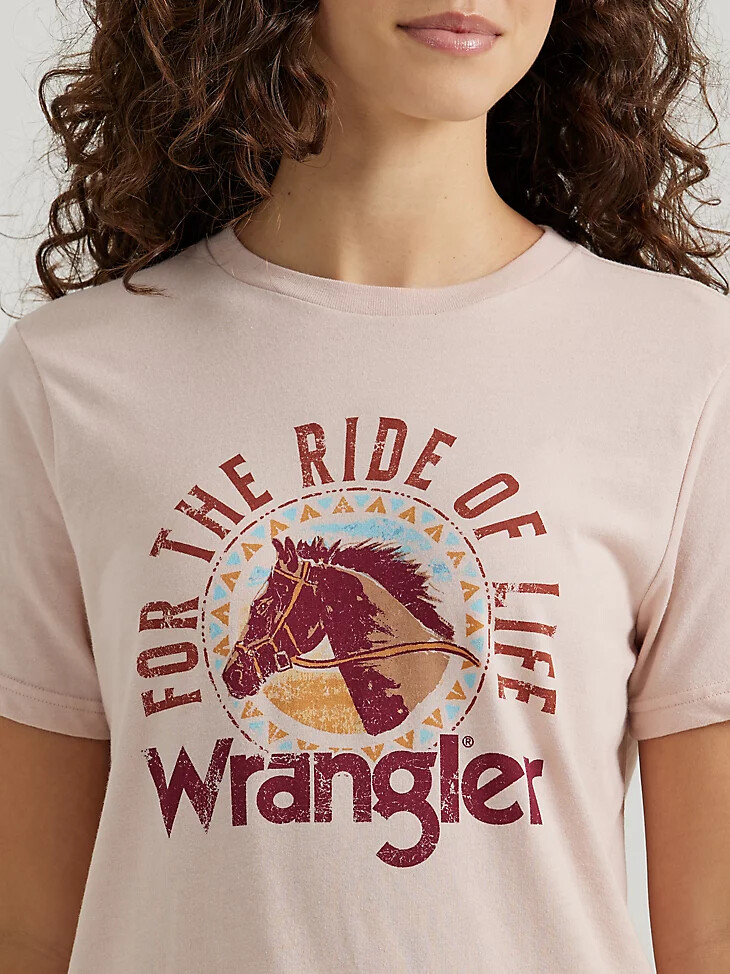 maglietta ride of life da donna peachwhip