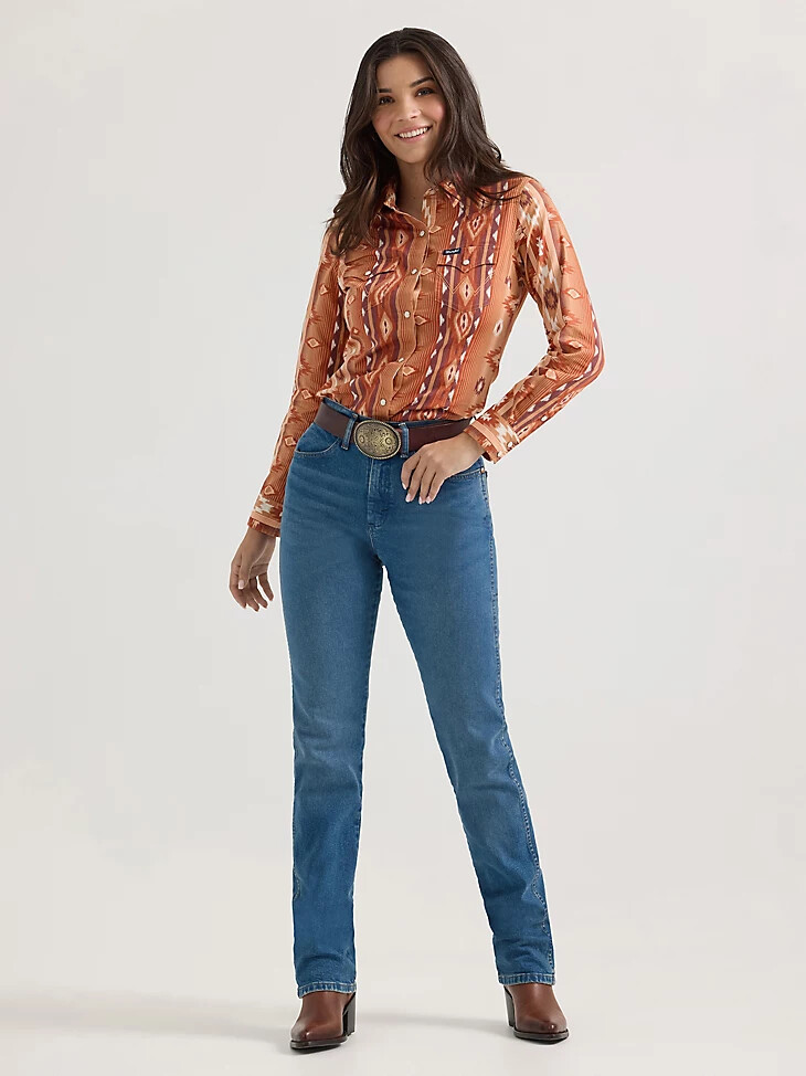 camicia da donna checotah classic western snap fiery checotah