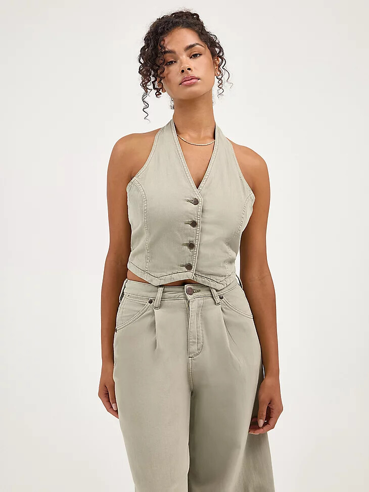 canotta con scollo allamericana da donna tea