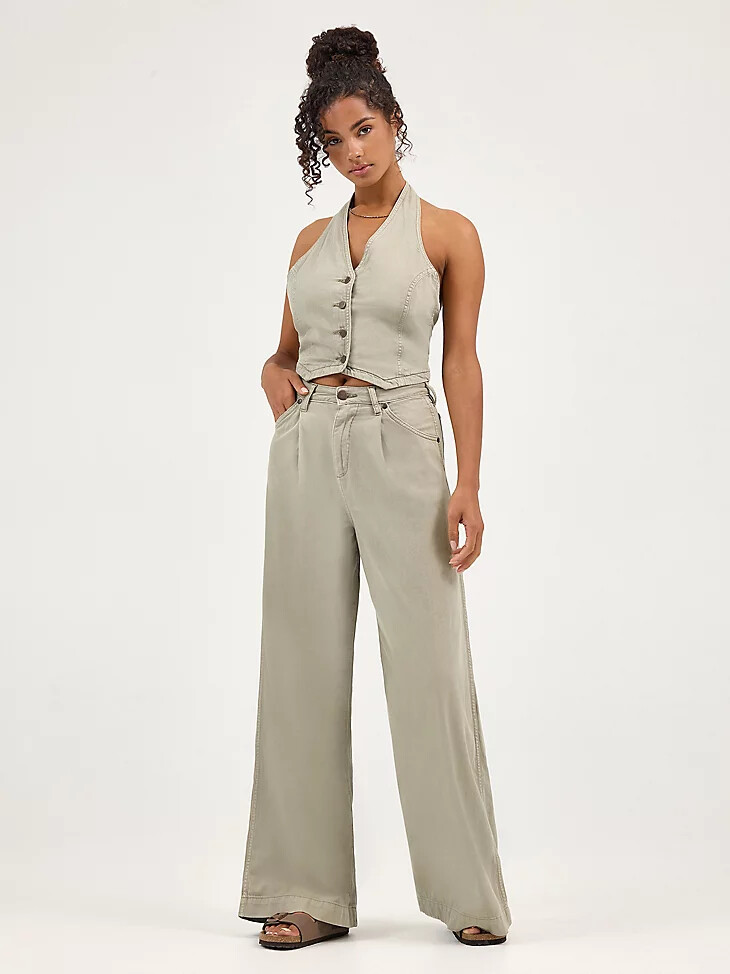 canotta con scollo allamericana da donna tea