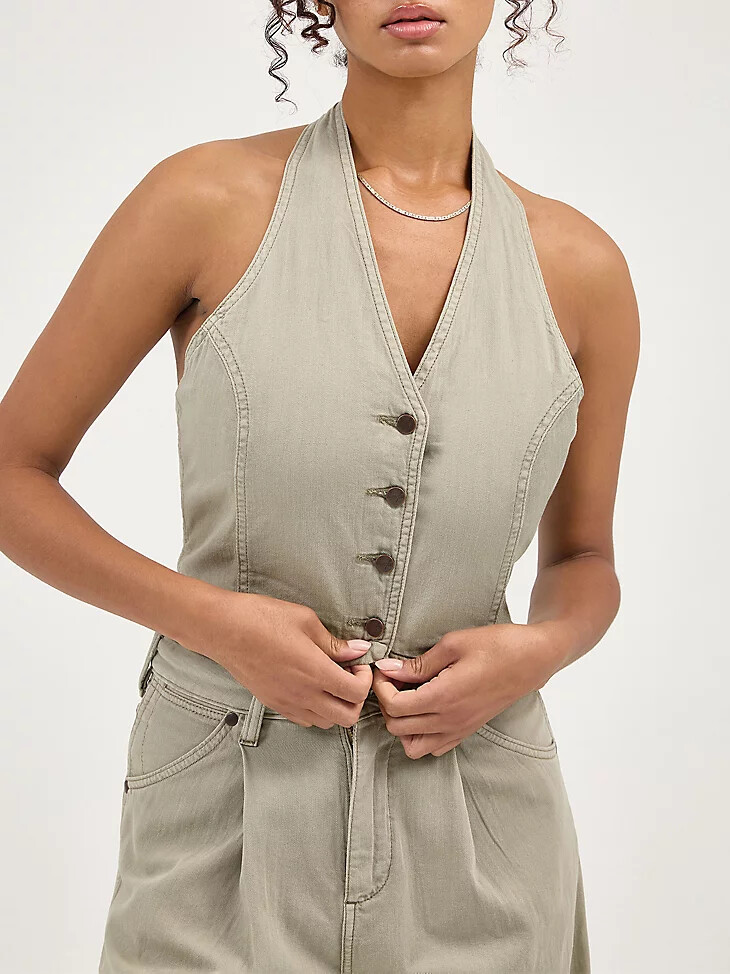 canotta con scollo allamericana da donna tea