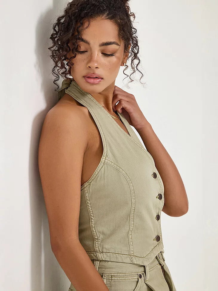 canotta con scollo allamericana da donna tea