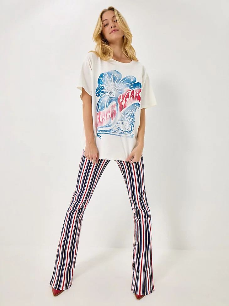 maglietta oversize wrangler x lainey wilson heck yeah heck yeah