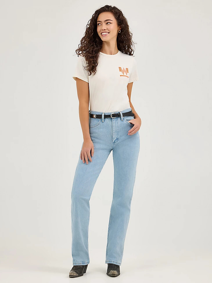 maglietta da donna wrangler x whataburger marshmallow