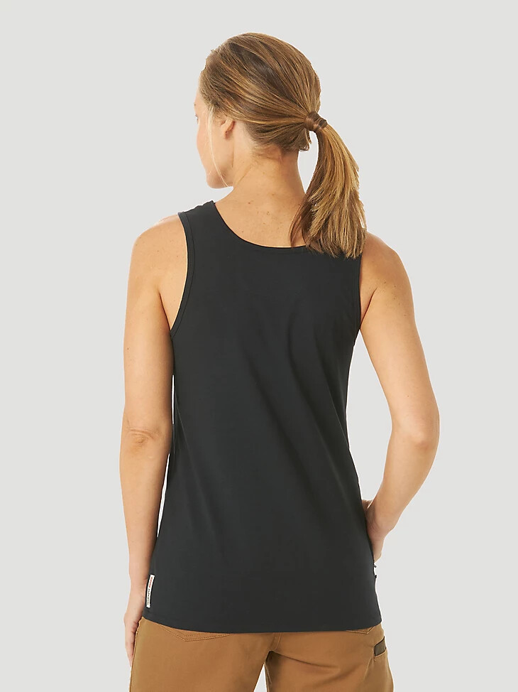 canotta da donna wrangler riggs workwear performance nera