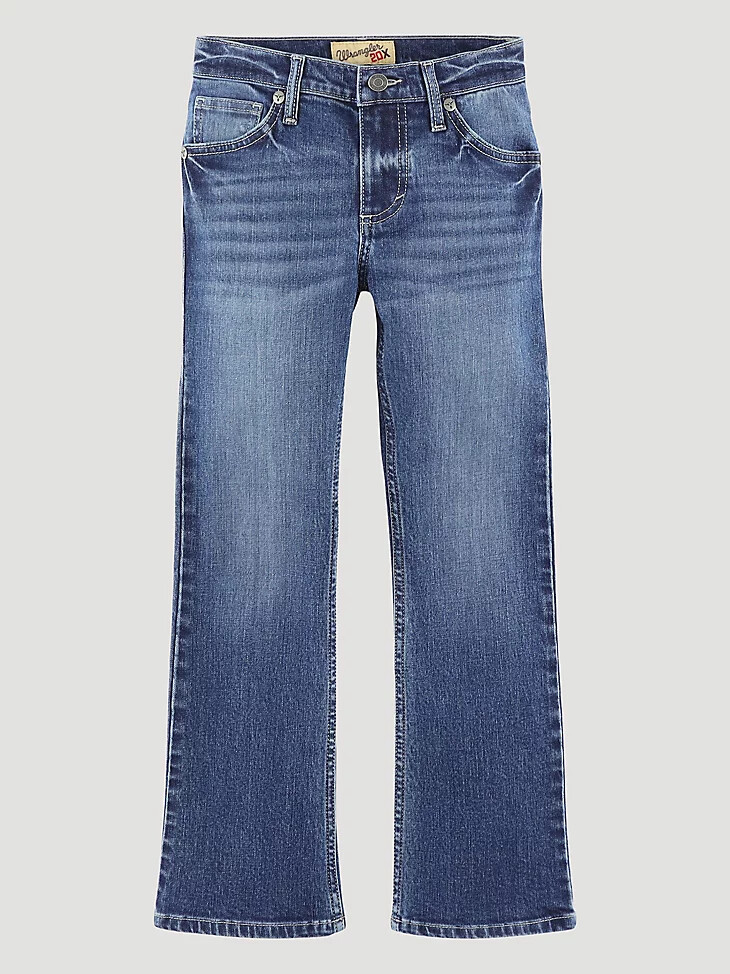 jeans slim fit vintage bootcut wrangler 20x n. 42 per bambini piccoli color sorrel
