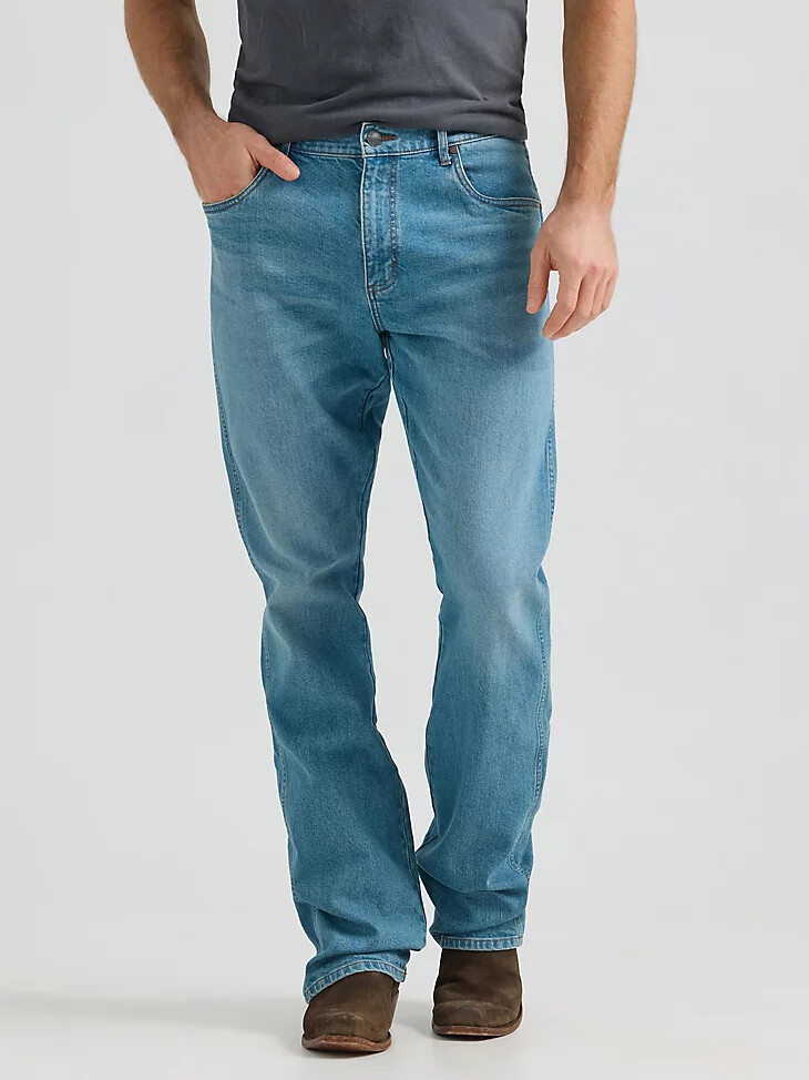 jeans bootcut wrangler retro relaxed fit da uomo midland