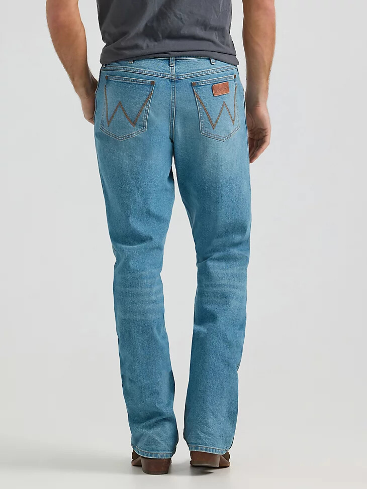 jeans bootcut wrangler retro relaxed fit da uomo midland