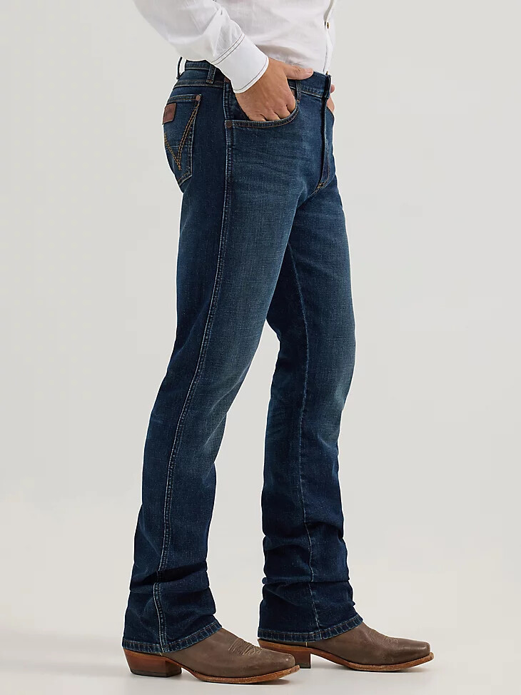 jeans bootcut slim fit wrangler retro da uomo hayward