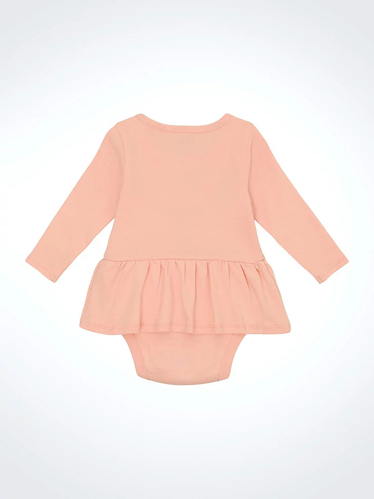 body con gonna e stampa western per bambina rosa